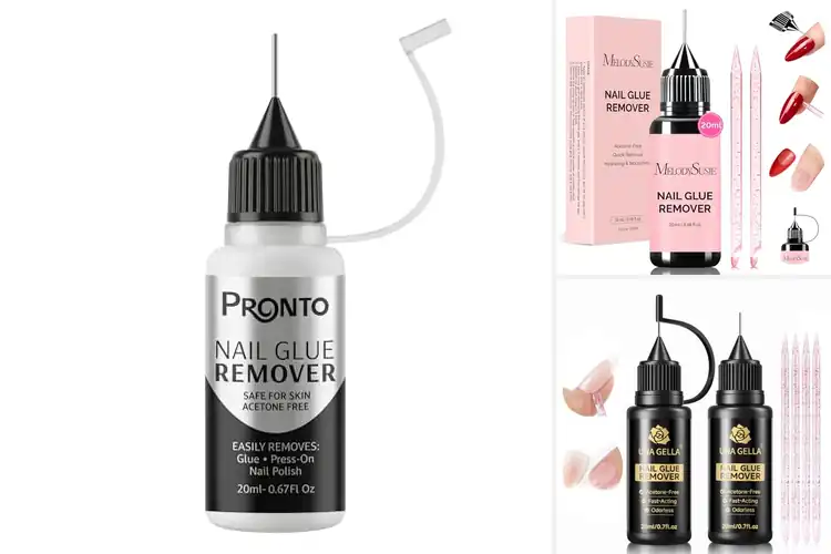 Detailed view of Best Acetone-Free Nail Glue Removers