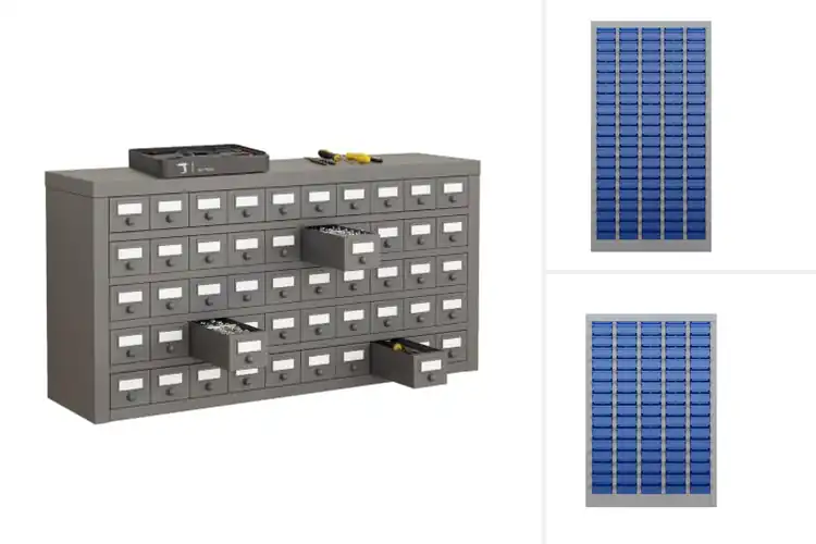 Detailed view of Best Alloy Steel Storage Drawers: Organize Small Parts