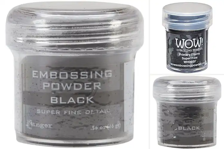 Detailed view of Best Black Embossing Powders