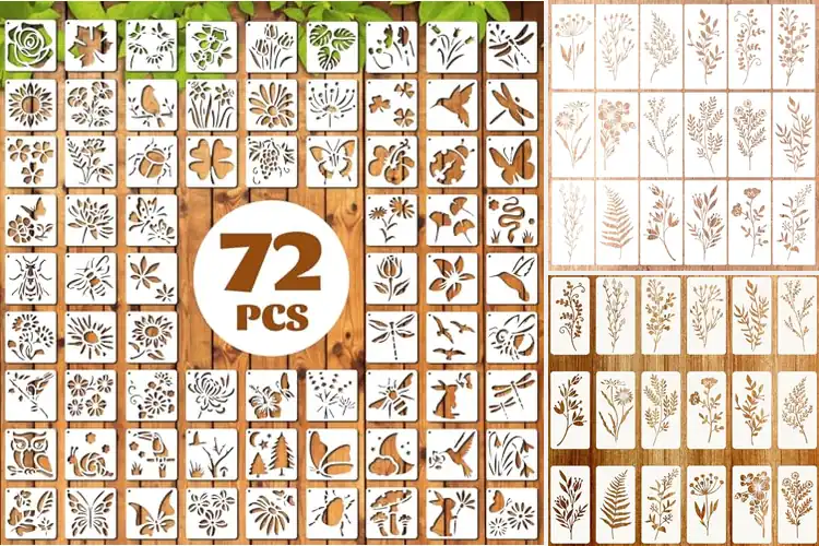 Detailed view of Best Botanical Stencils: Top 10 for Stunning Nature Designs