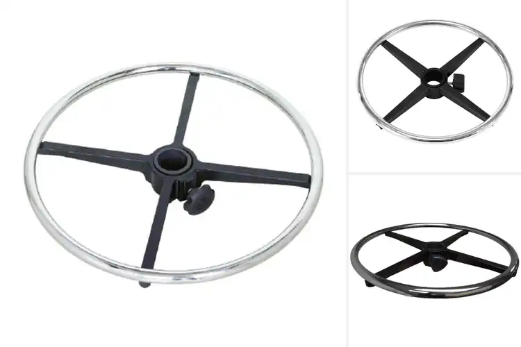 Detailed view of Best Chrome Foot Ring Chairs