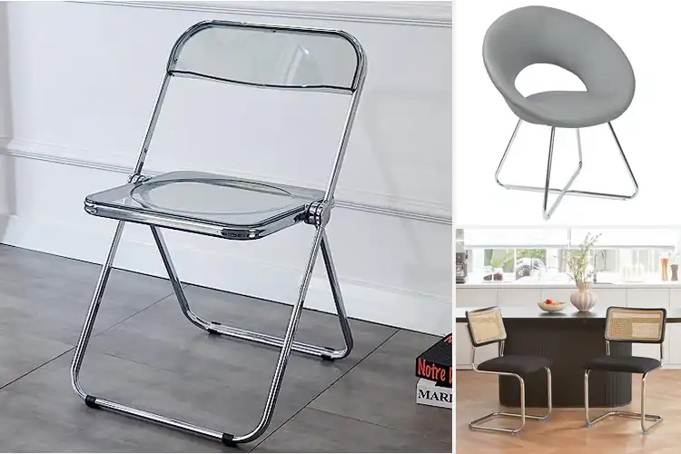 Detailed view of Best Chrome-Footed Chairs for Modern Comfort
