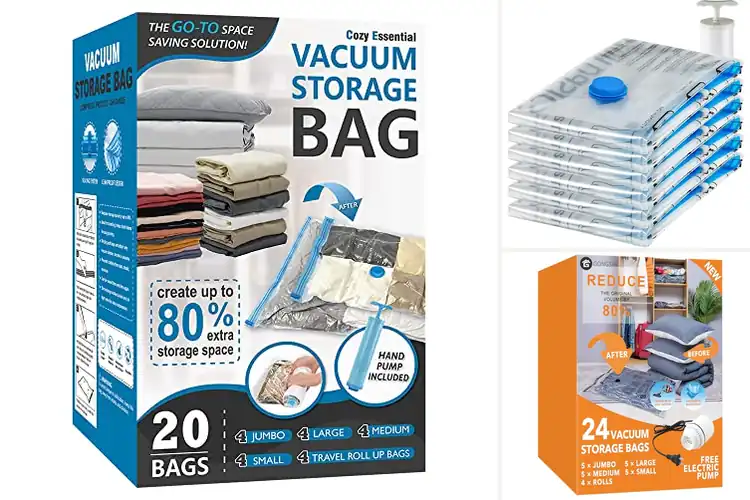Detailed view of Best Clothes Vacuum Bags: Save Space & Stay Organized