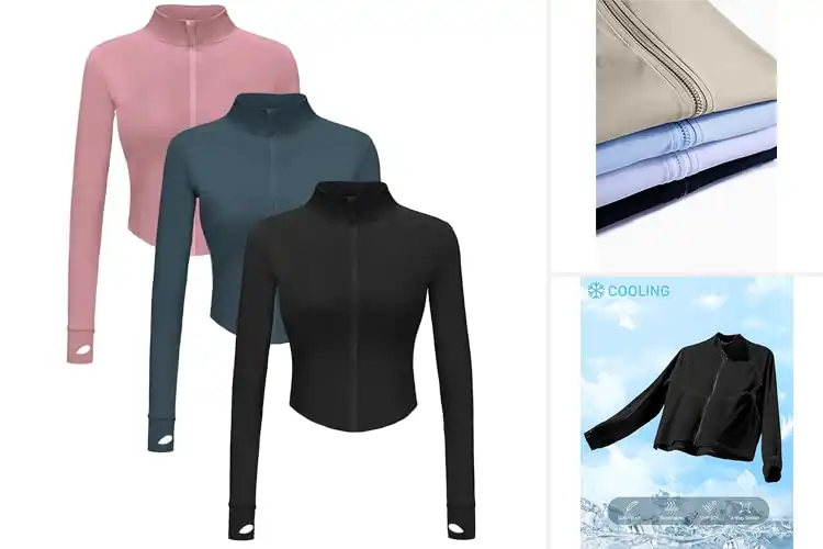 Detailed view of Best Cropped Running Jackets for Style & Comfort