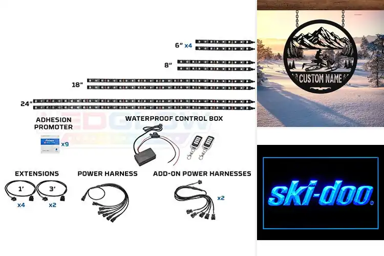 Detailed view of Best Custom Fit Snowmobile Lights