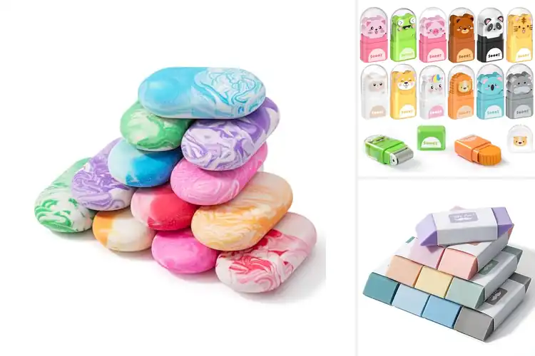 Detailed view of Best Cute Erasers: 10 Fun Picks for School & Art