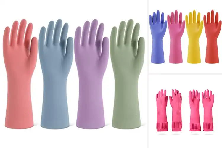 Detailed view of Best Dishwashing Gloves for Comfort, Grip & Durability