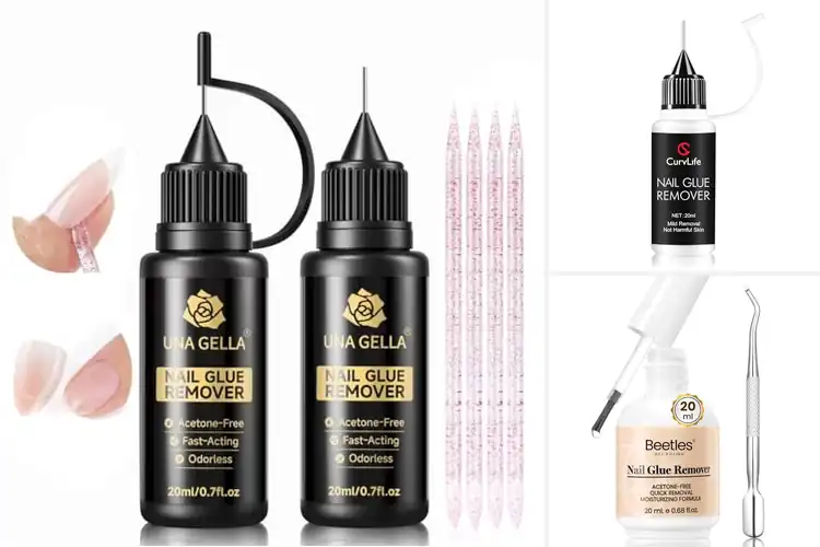 Detailed view of Best Gentle Nail Adhesive Removers