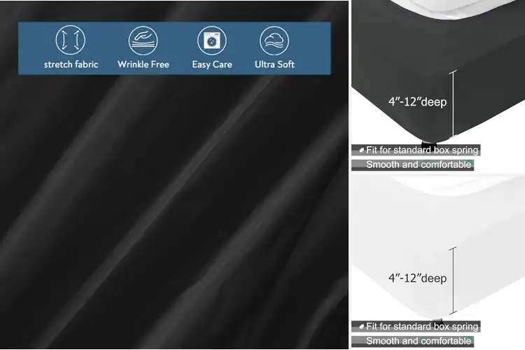 Detailed view of Best Jersey Knit Box Spring Covers