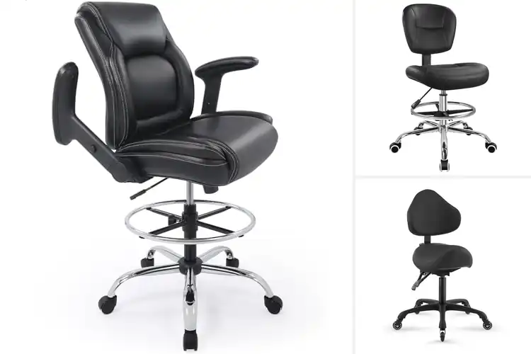Detailed view of Best Lab Chairs With Pneumatic Adjustments