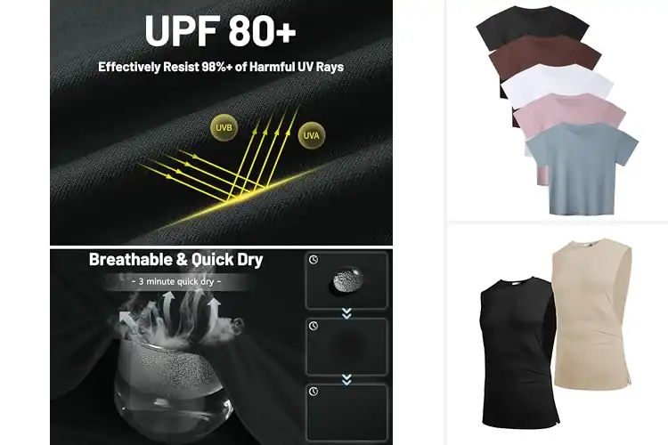 Detailed view of Best Lightweight Gym Tops: Stay Cool & Perform Better