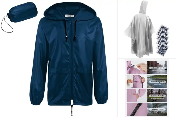 Detailed view of Best Lightweight Raincoats: Stay Dry in Style with Top Picks