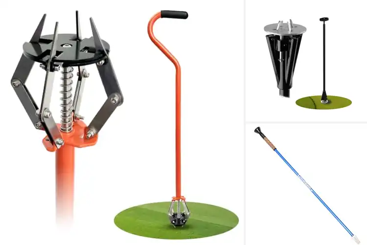 Detailed view of Best Long Handle Ball Mark Repair Tools