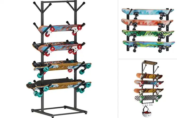 Detailed view of Best Multi-Tier Skateboard Organizers