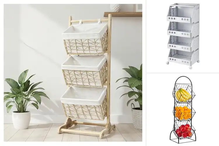 Detailed view of Best Multi Tier Storage Baskets: Simplify Your Space
