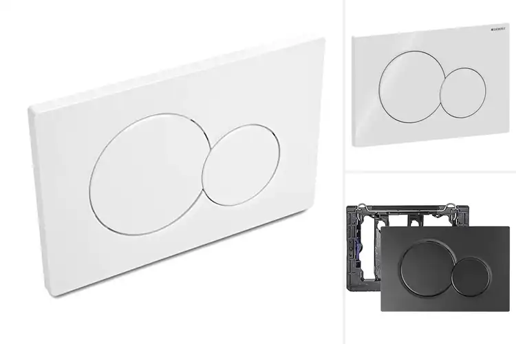 Detailed view of Best Plastic Flush Plates for Easy, Stylish Bathrooms