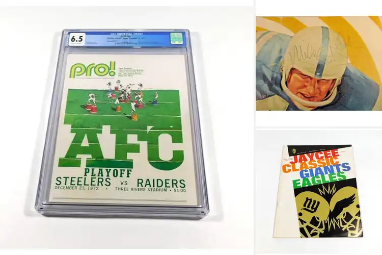 Detailed view of Best Rare NFL Programs