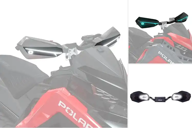 Detailed view of Best Snowmobile Handguard Lights