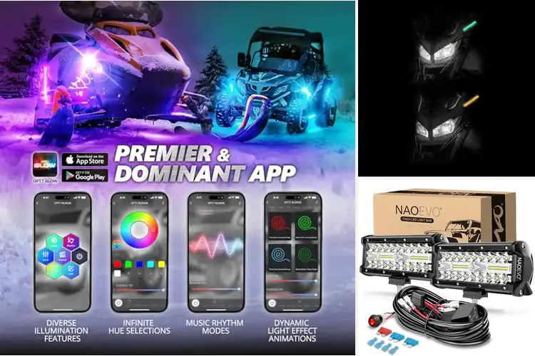 Detailed view of Best Snowmobile Lights