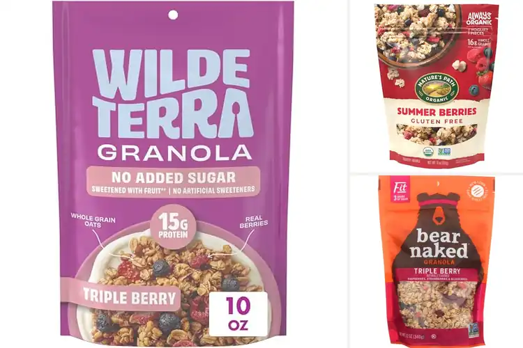 Detailed view of Best Triple Berry Granolas