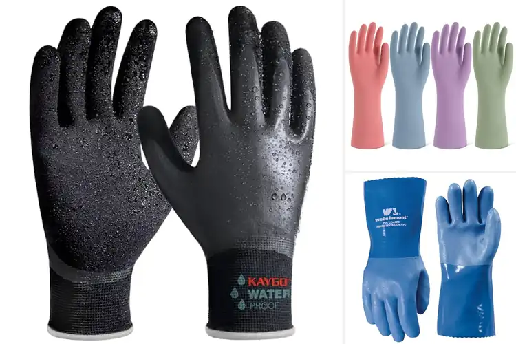 Detailed view of Best Waterproof Rubber Gloves