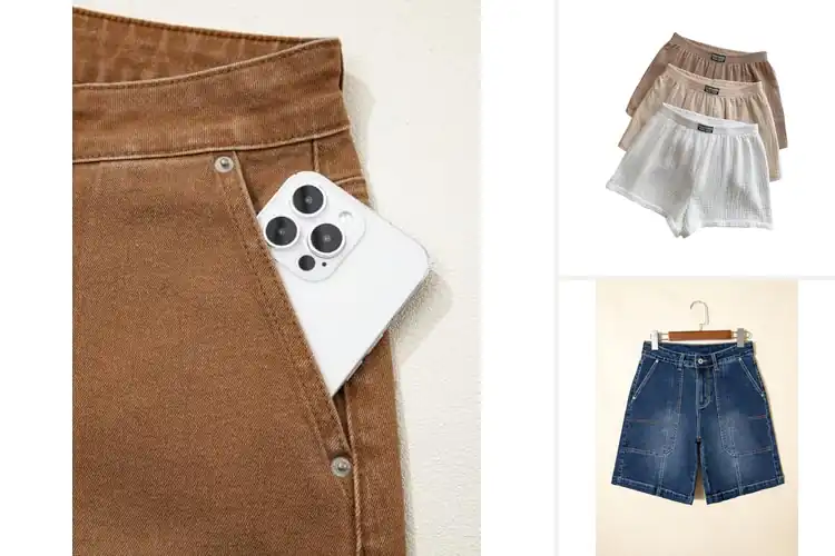 Detailed view of Best Women’s Wide Leg Shorts