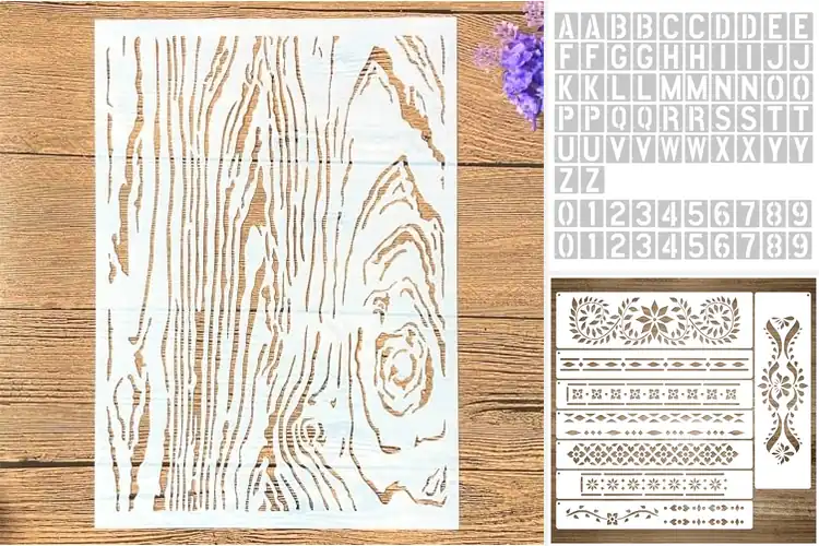 Detailed view of Best Wood Painting Stencils